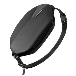 Sleek Black Men's Belt Bag